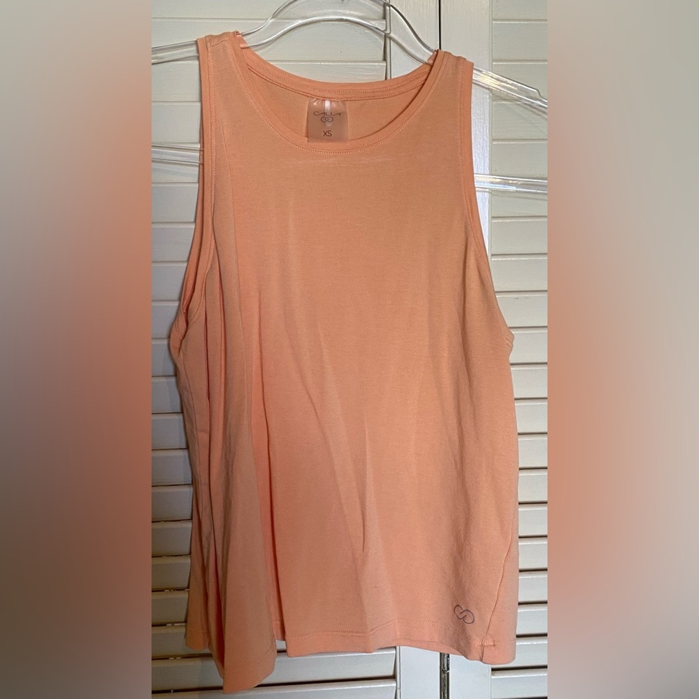 Calia Peach Sleeveless Women's Top